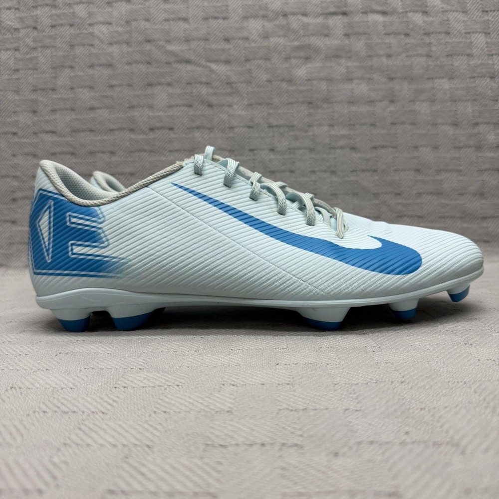 Nike Mercurial Soccer Cleats Shoes Mens Size 11 White Blue Low Top FQ8441-400